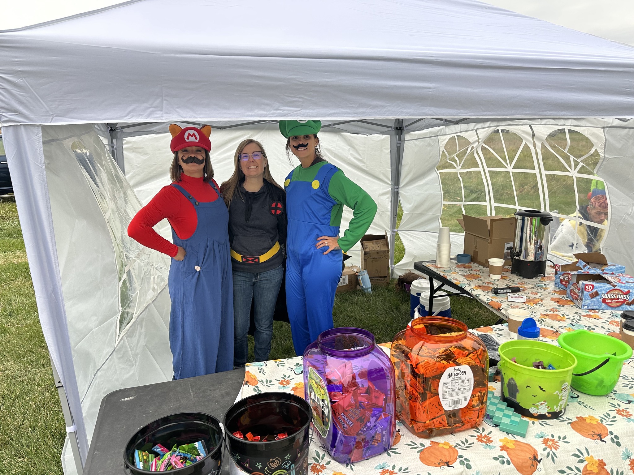 Lewis County Health Department staff at Halloween community event